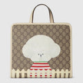 GUCCI CHILDREN'S DOG PRINT TOTE BAG
