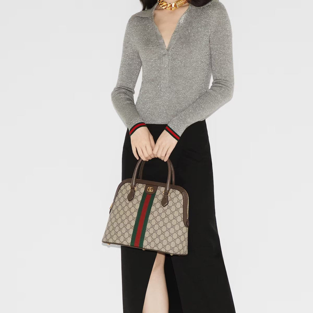 GUCCI OPHIDIA MEDIUM TOP HANDLE BAG