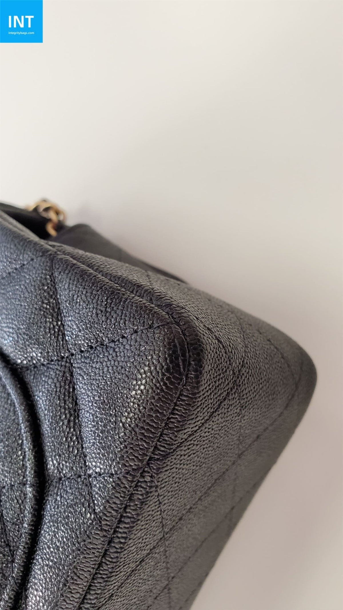 Chanel Top Handle Mini Rectangular, Black Caviar with Matte Gold Hardware