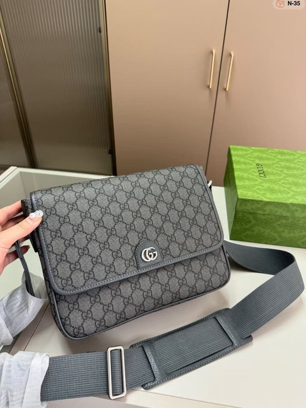 GUCCI OPHIDIA MESSENGER BAG